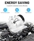 New AC Air Conditioning Compressor With Solid Clutch Assembly Direct Bolt In Cooling System Refresh For Jeep Compass And Patriot No Sweat Summer Driving Fix, featured in engine bay, highlighting energy-saving features.