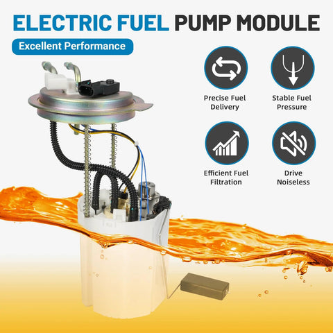 Drop In Electric Fuel Pump Module Replacement SP6750M with pressure sensor for 2015-2019 Cadillac Escalade Tahoe Yukon GM SUVs