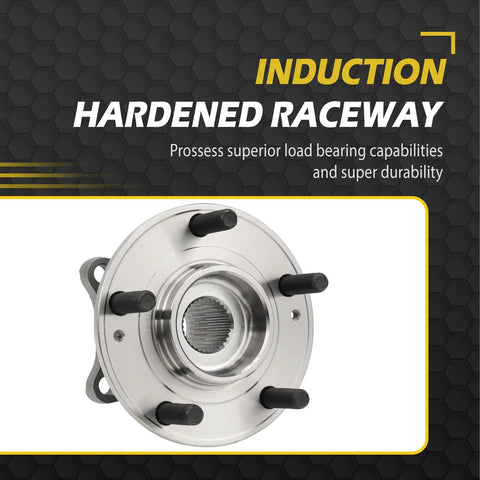 4WD And AWD Front Or Rear Wheel Bearing And Hub Replacement Pair For Kia Sorento 2011-2015, Hyundai Santa Fe 2007-2014