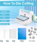 Beginner Friendly Die Cutting And Embossing Machine Kit For Card Making And Crafting With A5 Die Cutter 6 Inch Opening Plates