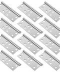 Stainless Steel Flag Shaped Door Hinges Six Pairs Lift Off Design Easy To Remove And Stable Support For Household Doors