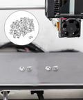 Kick 3D Printing Up A Notch With These 40 Hammer Head M3 Carbon Steel T Slot Nuts in a 3D printer setup.