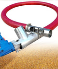 Portable Grain Suction Pump With Low Noise Hose Conveyor And Auger Screw System on grains