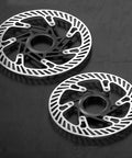 Pair Of Steel 140mm Centerlock Disc Rotors For Ekar Hydraulic Road Brakes, Durable Tempered Stainless Construction, Aluminum Carrier, 5.5 Inch Diameter
