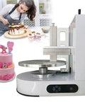 Automatic Birthday Cake Smoothing Coating Machine For 4 To 12 Inch Cakes With LCD Display And Low Noise Motor