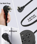 Keep Your Desk Legit Tidy With This 3.15 Inch Flush Mount Power Grommet Featuring Usb C Pd 20W And Usb A 10W Ports For Hella Quick Thirty Watt Fast Charging Any Day. 6.56 foot power cord with flat wall plug.