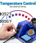 Ready To Roll Soldering Station Kit With 130W Max Power And 926LED V3 featuring temperature control 392-896°F