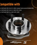 Front Wheel Bearing And Hub Assembly For 2012 2020 Dodge Challenger And Chrysler 300 5 Lug RWD Direct Fit Replacement