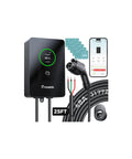 Lightning Quick 48 Amp Level 2 EV Charger Hardwired 11.5 Kw J1772 Home Charging Station with 25ft cable and app connectivity.