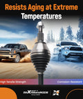 Ram 1500 Front Left Or Right CV Axle Shaft For 4WD Models From 2012 To 2022 And 1500 Classic 2019 To 2020 replacement drive axle part, high tensile steel