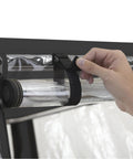 Attaching Deluxe Four Person Golf Cart Enclosure in Black with Clear Windows to 80 Inch Roof using Hook