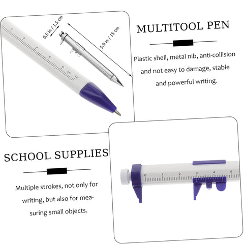 Science Party Stationery Gift Set With 12 Sticky Notes 12 Ballpoint Pens And 50 Science Stickers showing multitool pen details