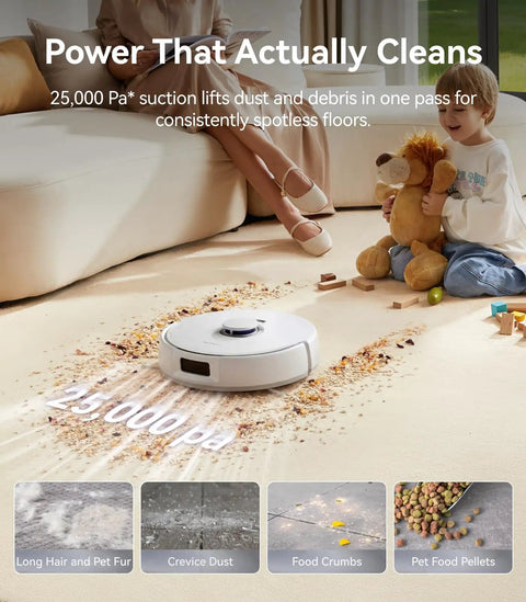 Freo Z10 Turbo Robot Vacuum And Mop Combo Brings Boss Level Suction With 25,000 Pa Deep Cleaning On Carpet And Hard Floors