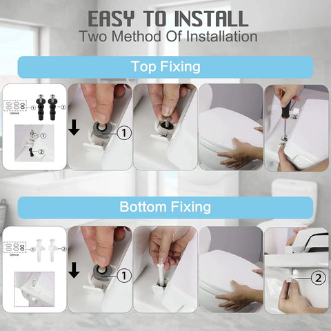 Knockout Quality Elongated Toilet Seat Replacement With Buttery Smooth Soft Close Lid That Quietly Closes To Skip Loud Slamming For A Quick No Sweat Bathroom Upgrade