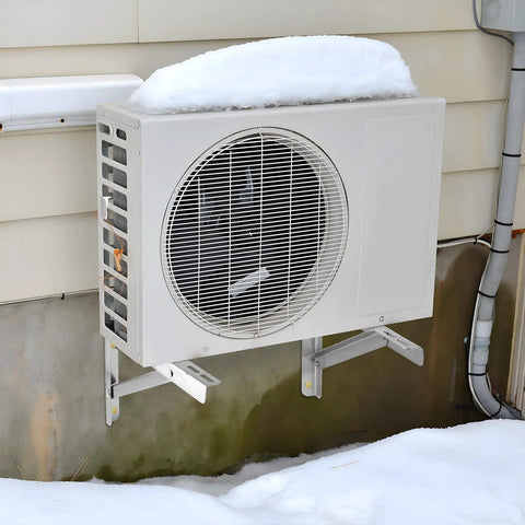 Beefy Stainless Steel Mounting Bracket For 9000 To 36000 BTU Condenser Ductless Mini Split Heat Pump Systems Heavy Duty Support