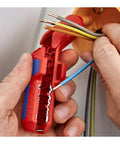 Ergostrip Universal Wire Stripping Tool for Right Handed Pros 135 mm used on coax and data cables in installation.