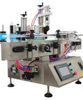Automatic Desktop Labeling Machine Killer Speed Label Applicator For Square Round And Hexagonal Bottles Smooth Operator with control panel.