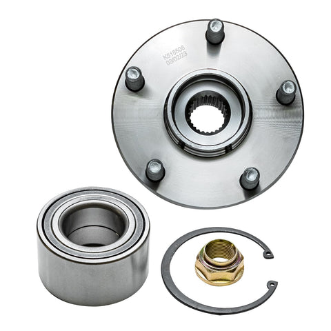Front Wheel Bearing Hubs Pair For 1992-2003 Toyota Camry 2.2L 2.4L, 1999-2003 Toyota Solara 2.2L 2.4L, 1999-2003 Lexus RX300 AWD 5-Lug