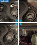 Installation steps for Replacement Dishwasher Heating Element For W10441445 AP5690151 W10134009 W10518394 in dishwasher