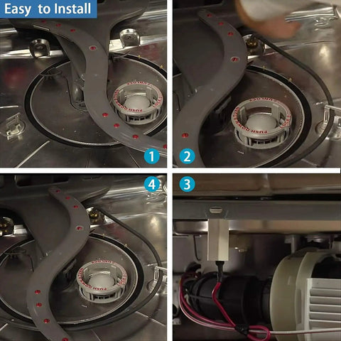 Installation steps for Replacement Dishwasher Heating Element For W10441445 AP5690151 W10134009 W10518394 in dishwasher