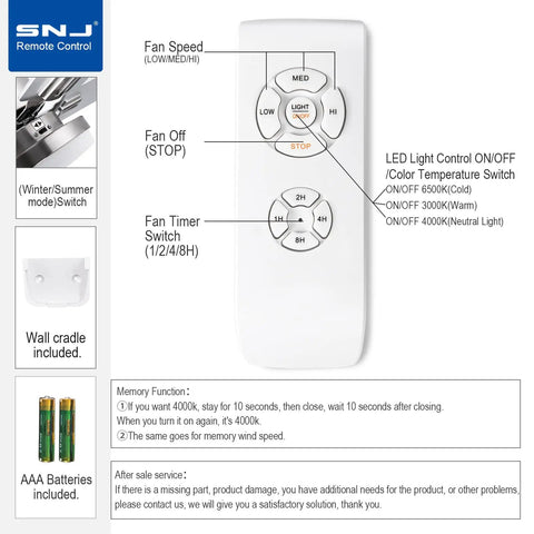Remote control for Ceiling Fan With Lights And Remote No Fuss Install For Bedroom In Industrial Minimalist Style