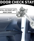 Door Check Strap Replacement for MK1 X56 Grandtour K56 1993 2001 Front Door Hinges with Damped Soft Close Mechanism