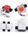 Top Notch Hall Effect Water Flow Sensor For Water Heater Inlet, Reliable Flow Meter For Oil Chemicals Milk And Viscous Liquids