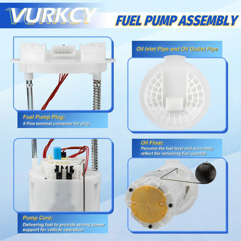 Straight Up Direct Swap Electric Fuel Pump Module Assembly For 2005 Through 2015 Chrysler 300 And Dodge Magnum components overview