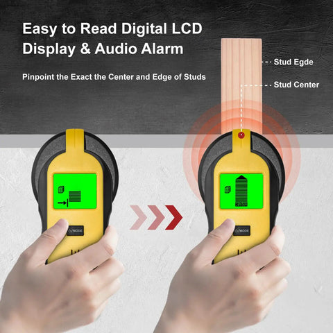 Dead On Accurate Five In 1 Stud Finder And Wall Scanner Built To Snag Wood Framing Metal Pipes Live Ac Wires Hidden Behind Drywall With Bright Lcd Screen And Sharp Audio Pulse For Zero Drama Diy Remodels And Straightforward Home Repairs