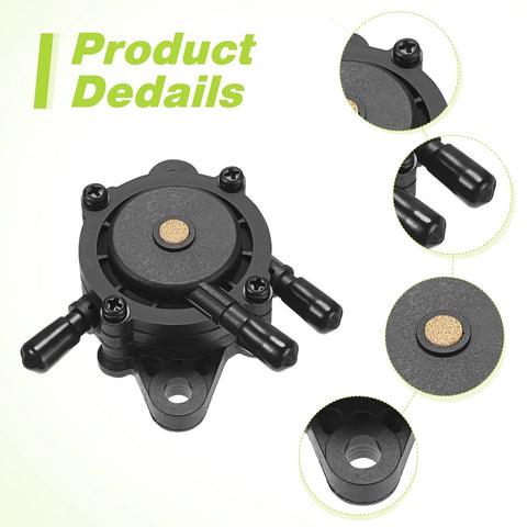 Close-up of Six Pack Fuel Pumps For Lawn Mower Replacement Compatible With 491922 691034 692313 808492 808656 808281