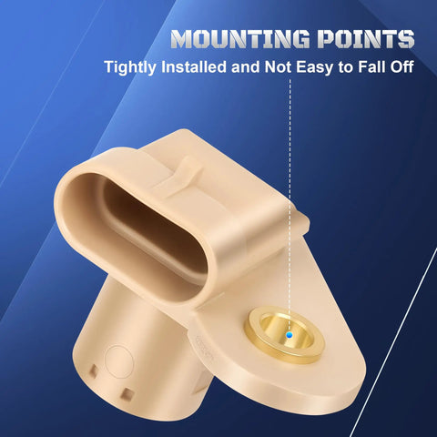 Camshaft Position Sensor Replacement for 2007-2013 GM Trucks and SUVs Including Silverado Tahoe Suburban GMC Sierra Yukon Escalade Direct Fit OEM Replacement With Easy Install Replaces 12591720 12568983 12585545 beige sensor mounting points