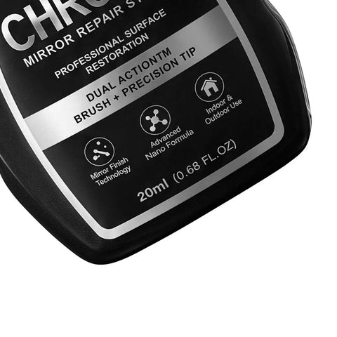 Heavy Duty Silver Rim Repair Paint For Wheels And Auto Hubs Fast Drying Scratch Coat 20ml bottle with brush and precision tip