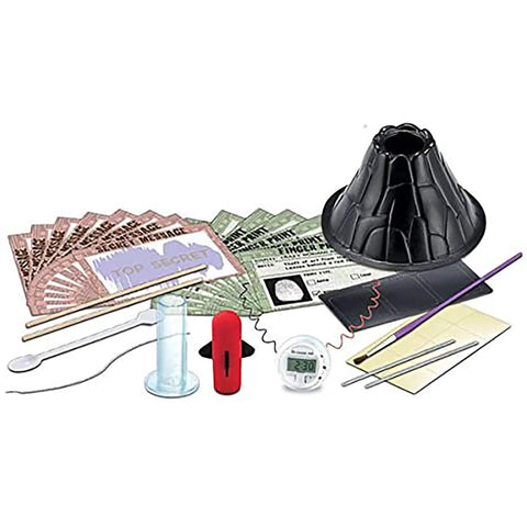 Hands On Kitchen Science Kit For Kids And Teens Six Dope Chemistry Experiments Easy DIY STEM Toy Gift For Boys And Girls At Home Learning With Everyday Household Items, featuring volcano mold, test tubes, and experiment cards.