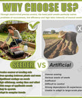 Comparison of Easy Seed Sprayer And Corn Planter Hand Seeder with manual planting, showing advantages in precision and efficiency.