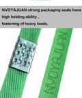 Open Dot Convex Seals For Five Eighth Inch Strapping PET PP Banding Clips Pack Of 100 with heavy-duty green strap