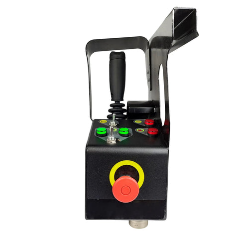 Heavy Duty Platform Control Box 4000306220 Plug And Play Direct Fit Replacement For Haulotte Optimum 6 Compact 8 And 10N Scissor Lifts With Joystick Steering Red 9 Pin Plug