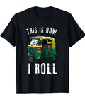 Vintage Graphic Tee With A Bold Tuk Tuk Rickshaw Sketch For Bros And Chicks Who Grind East Asia Street Food Scenes. Soft cotton, relaxed fit.