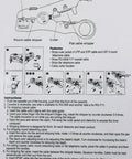 Diagram and instructions for Universal Cable Stripper And Cutter For Flat Or Round Wires Including Cat5 Cat6 And Coaxial Coax