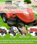 Heavy Duty 4 Inch Tire Inner Tubes 2 Pack With Bent Valve Stem For Wheelbarrows Lawn Mowers Hand Trucks Carts and more