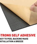 Pipe Wrap Insulation Foam Tape 5mm Thick Self Adhesive Waterproof, showing easy-to-peel self adhesive backing.