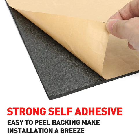 Pipe Wrap Insulation Foam Tape 5mm Thick Self Adhesive Waterproof, showing easy-to-peel self adhesive backing.