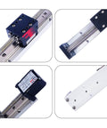 Mini Linear Guide Rail Stage With Nema 14 Stepper Motor, 50 To 300mm Stroke, 0.02mm Repeatability, DIY CNC Motion Components