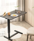 Adjustable Overbed Table With Wheels For Home Use, Extra Large 31.1 Inch By 15.3 Inch Bedside Tray Table set for breakfast