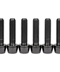 Badass Grade 5 Titanium Stem Bolts With Integrated Washers M5X18MM Black Hex Socket Hardware Heavy Duty Rust Proof Fasteners