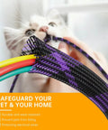 Braided Cable Sleeve 33Ft Expandable Wire Loom For Automotive Wiring Harness And PC Case Pet Proof Chew Resistant Cord Protector
