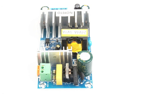 Dual Output AC To DC Isolated Power Supply Module With 24V 4A And 5V 1A Wide Input 90-256V AC 50/60Hz 120W Industrial Grade Power Supply With Overcurrent Overload And Short-Circuit Protection top view