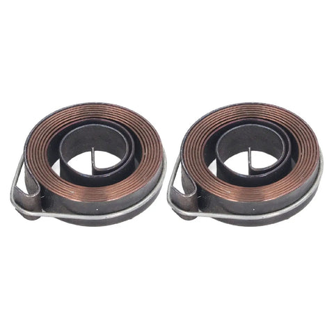 Two Pack Drill Press Return Springs For Bench Drills Quill Feed Coil Spring With 0.8 By 10 Inch Size And Double Hooks 37mm Outer Diameter