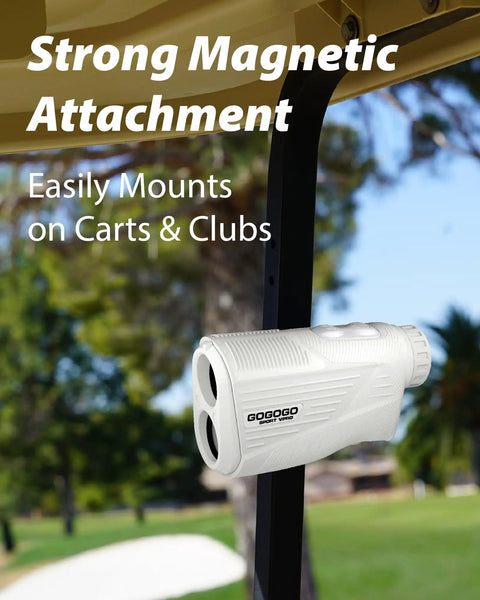 Magnetic Golf Rangefinder With Slope Adjustment And Fast Flag Lock Tech Delivering Dead Nuts Accurate Measurements Up To Fifteen Hundred Yards For Snagging Thin Pins And Shredding Scorecards