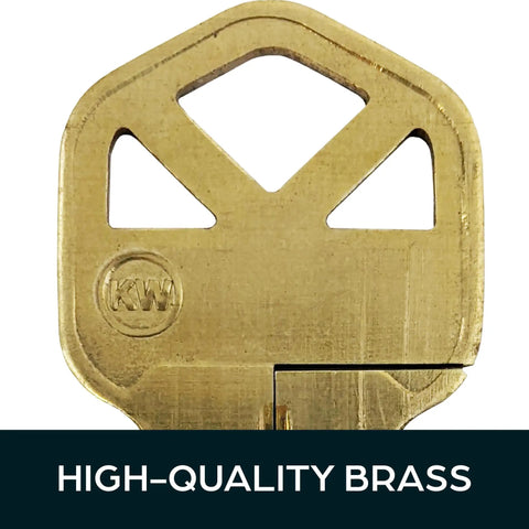 Lockout Key For Kwikset Door Locks Lifesaver For Pros And Landlords , Quick Outside Locking Solution For Evictions, Emergencies, brass