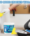 Drywall Repair Kit With Fast Dry Putty Tube And Large Jar For Wall Ceiling And Plaster Crack Filler Spackle Includes dual scrapers